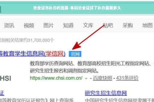 毕业证书补办的流程-本科毕业证坏了补办需要多久