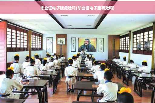 毕业证电子版危险吗(毕业证电子版有效吗)