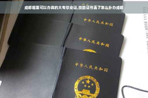 成都哪里可以办真的大专毕业证,技能证书丢了怎么补办成都