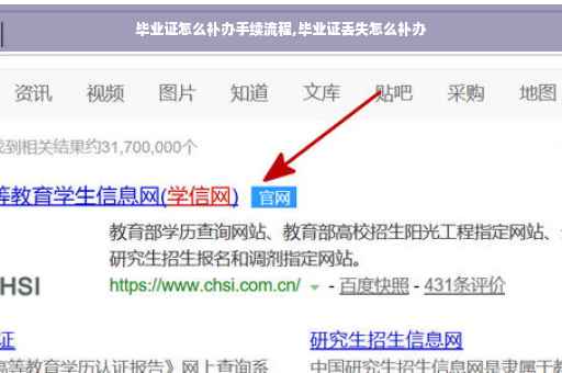 毕业证怎么补办手续流程,毕业证丢失怎么补办