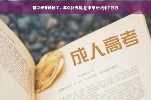 初中毕业证掉了，怎么补办啊,初中毕业证掉了咋办