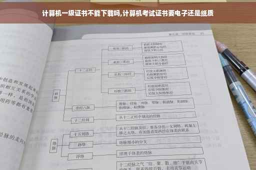 计算机一级证书不能下载吗,计算机考试证书要电子还是纸质