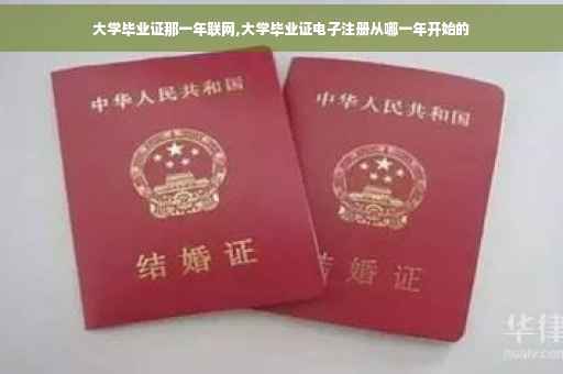 大学毕业证那一年联网,大学毕业证电子注册从哪一年开始的