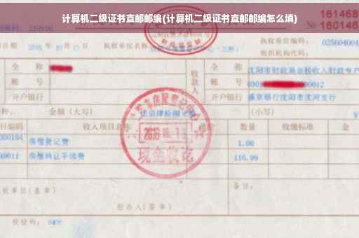 计算机二级证书直邮邮编(计算机二级证书直邮邮编怎么填)