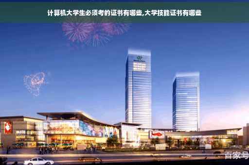 计算机大学生必须考的证书有哪些,大学技能证书有哪些