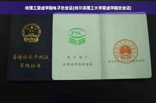 哈理工荣成学院电子毕业证(哈尔滨理工大学荣成学院毕业证)