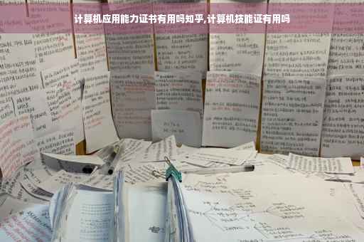 计算机应用能力证书有用吗知乎,计算机技能证有用吗