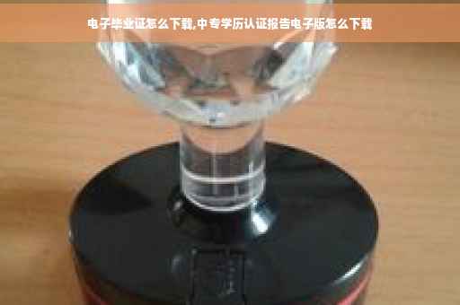电子毕业证怎么下载,中专学历认证报告电子版怎么下载