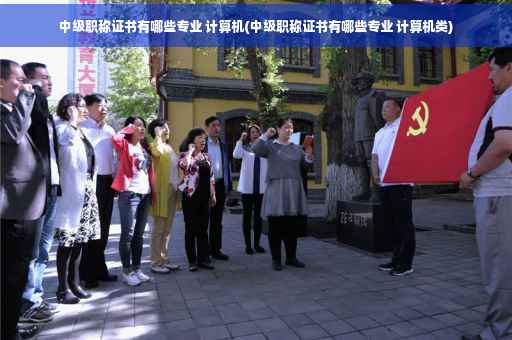 中级职称证书有哪些专业 计算机(中级职称证书有哪些专业 计算机类)