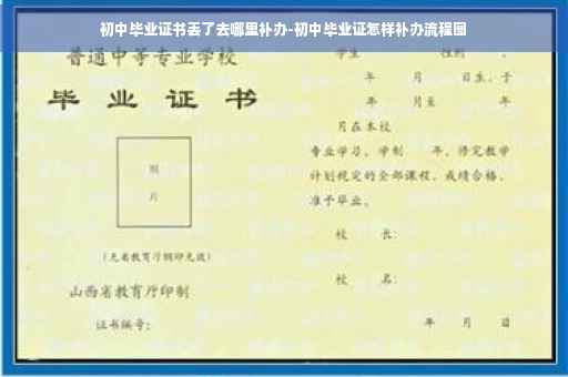初中毕业证书丢了去哪里补办-初中毕业证怎样补办流程图