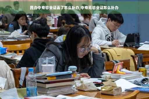 民办中专毕业证丢了怎么补办,中专无毕业证怎么补办