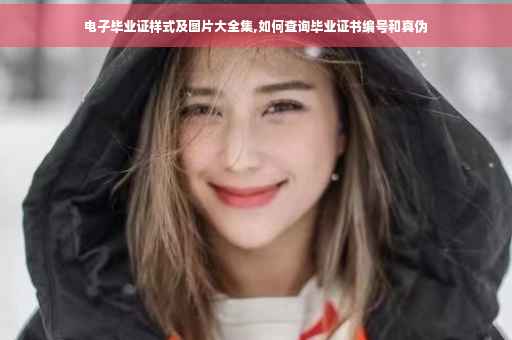 电子毕业证样式及图片大全集,如何查询毕业证书编号和真伪