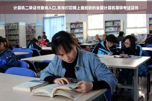 计算机二级证书查询入口,怎样打印网上查找到的全国计算机等级考试证书
