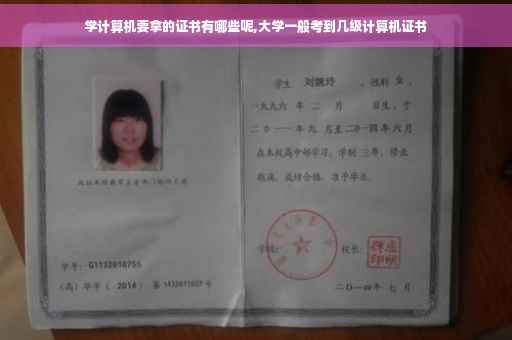 学计算机要拿的证书有哪些呢,大学一般考到几级计算机证书