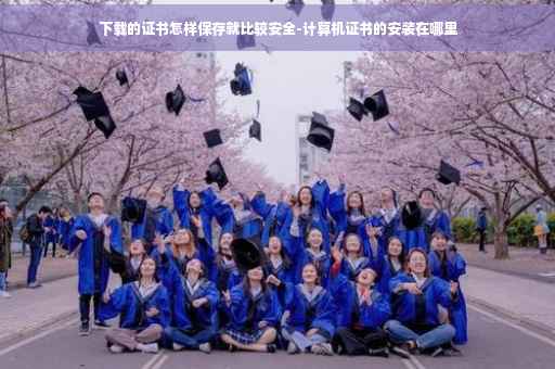 下载的证书怎样保存就比较安全-计算机证书的安装在哪里