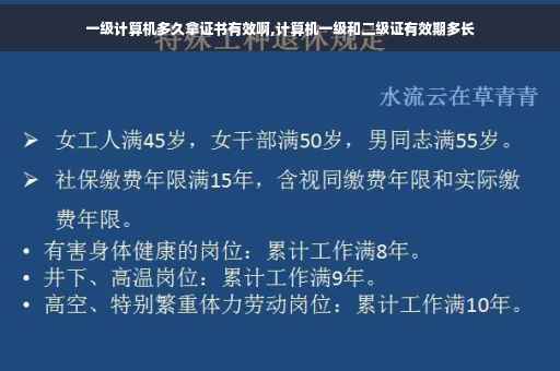 一级计算机多久拿证书有效啊,计算机一级和二级证有效期多长