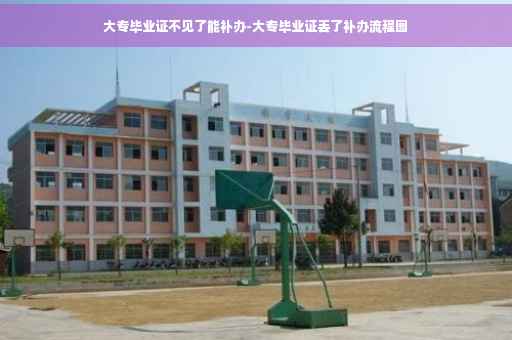 大专毕业证不见了能补办-大专毕业证丢了补办流程图