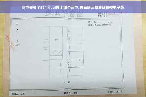 我中考考了571分,可以上哪个高中,古蔺职高毕业证模板电子版