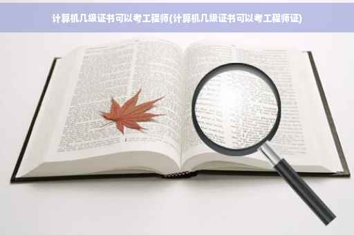 计算机几级证书可以考工程师(计算机几级证书可以考工程师证)