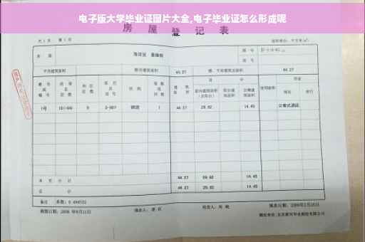 电子版大学毕业证图片大全,电子毕业证怎么形成呢 电子版大学毕业证图片大全,电子毕业证怎么形成呢