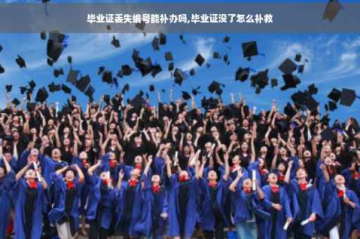 毕业证丢失编号能补办吗,毕业证没了怎么补救