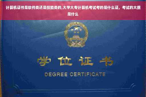 计算机证书是软件类还是技能类的,大学大专计算机考试考的是什么证,考试的大纲是什么 计算机证书是软件类还是技能类的,大学大专计算机考试考的是什么证,考试的大纲是什么