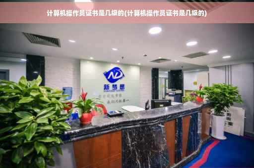 计算机操作员证书是几级的(计算机操作员证书是几级的)