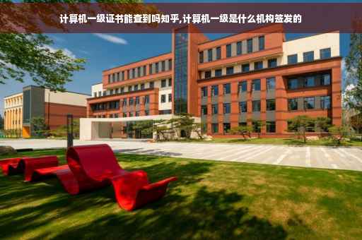 计算机一级证书能查到吗知乎,计算机一级是什么机构签发的