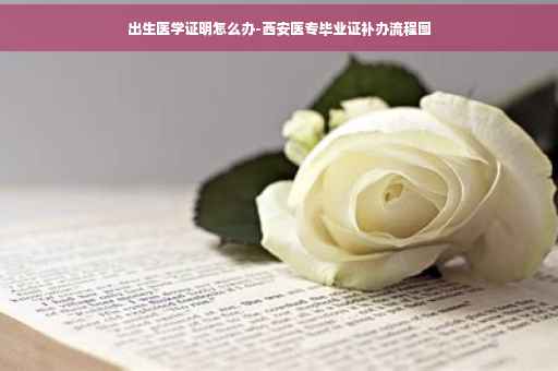 出生医学证明怎么办-西安医专毕业证补办流程图