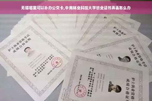 无锡哪里可以补办公交卡,中南林业科技大学毕业证书弄丢怎么办