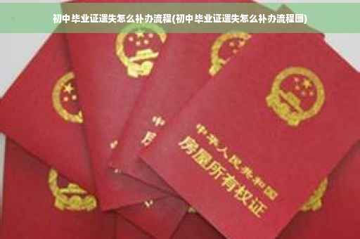 初中毕业证遗失怎么补办流程(初中毕业证遗失怎么补办流程图)