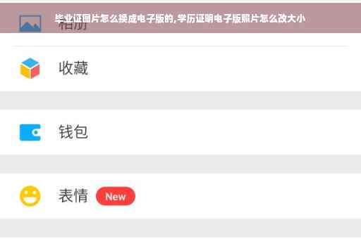 毕业证图片怎么换成电子版的,学历证明电子版照片怎么改大小