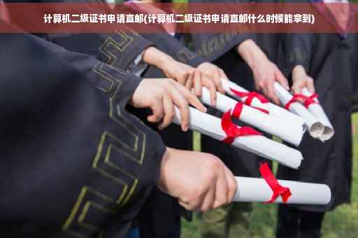 计算机二级证书申请直邮(计算机二级证书申请直邮什么时候能拿到)