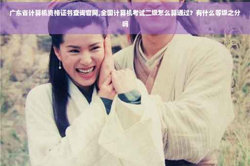 广东省计算机资格证书查询官网,全国计算机考试二级怎么算通过？有什么等级之分吗