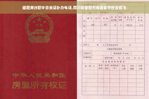 德阳黄许职中毕业证补办电话,四川省德阳市有哪些学校会招飞