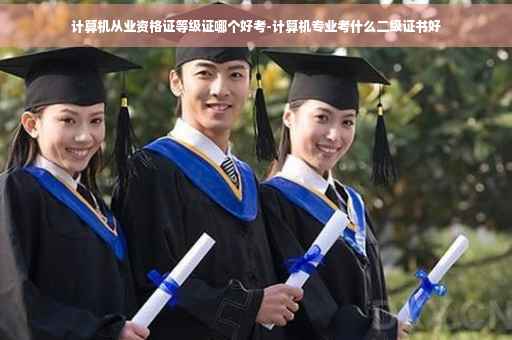 计算机从业资格证等级证哪个好考-计算机专业考什么二级证书好