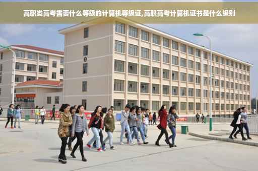 高职类高考需要什么等级的计算机等级证,高职高考计算机证书是什么级别
