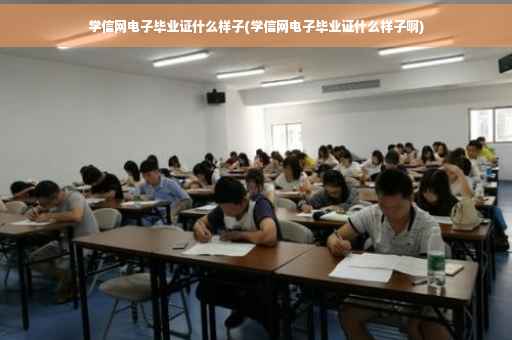 学信网电子毕业证什么样子(学信网电子毕业证什么样子啊) 学信网电子毕业证什么样子(学信网电子毕业证什么样子啊)