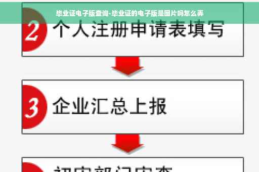 毕业证电子版查询-毕业证的电子版是图片吗怎么弄