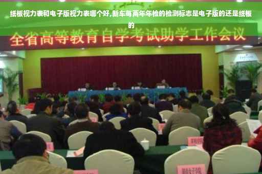 纸板视力表和电子版视力表哪个好,新车每两年年检的检测标志是电子版的还是纸板的
