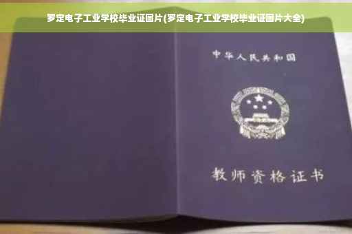 罗定电子工业学校毕业证图片(罗定电子工业学校毕业证图片大全)