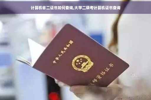 计算机省二证书如何查询,大学二级考计算机证书查询