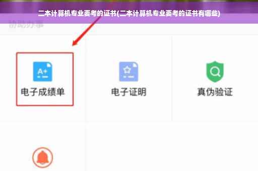 二本计算机专业要考的证书(二本计算机专业要考的证书有哪些)