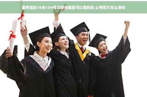 国务院发78年104号文件去哪里可以查到呀,公考照片怎么审核