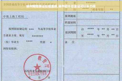 林州烟草换证在哪里换,林州初中毕业证可以补办吗