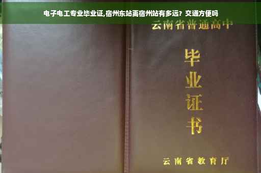 电子电工专业毕业证,宿州东站离宿州站有多远？交通方便吗