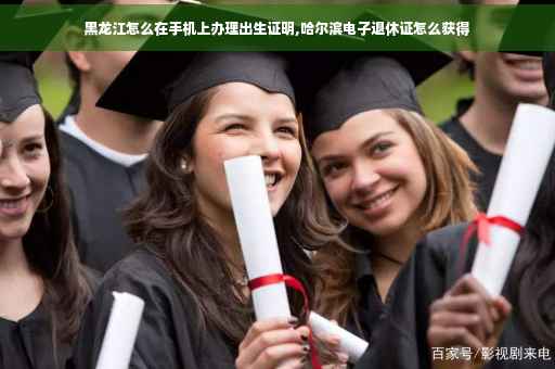 黑龙江怎么在手机上办理出生证明,哈尔滨电子退休证怎么获得