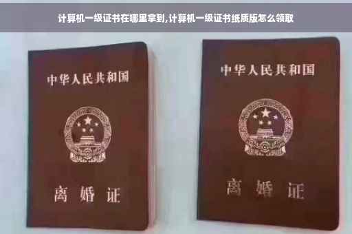 计算机一级证书在哪里拿到,计算机一级证书纸质版怎么领取