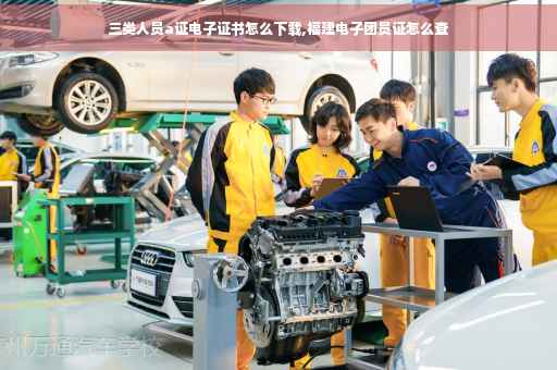 三类人员a证电子证书怎么下载,福建电子团员证怎么查