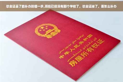 毕业证丢了能补办到哪一步,现在已经没有那个学校了，毕业证掉了，要怎么补办